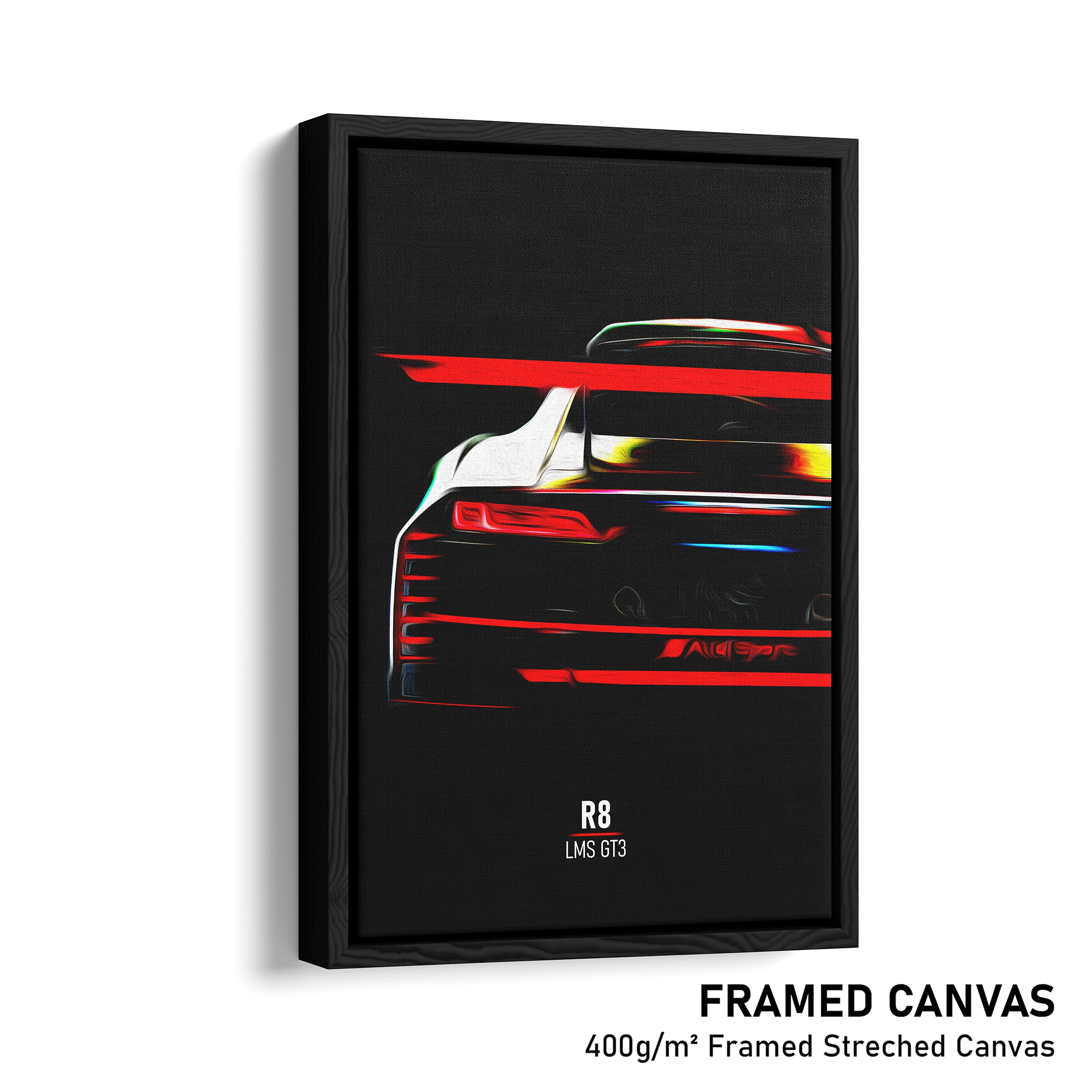 Audi R8 LMS GT3 - Race Car Framed Canvas Print