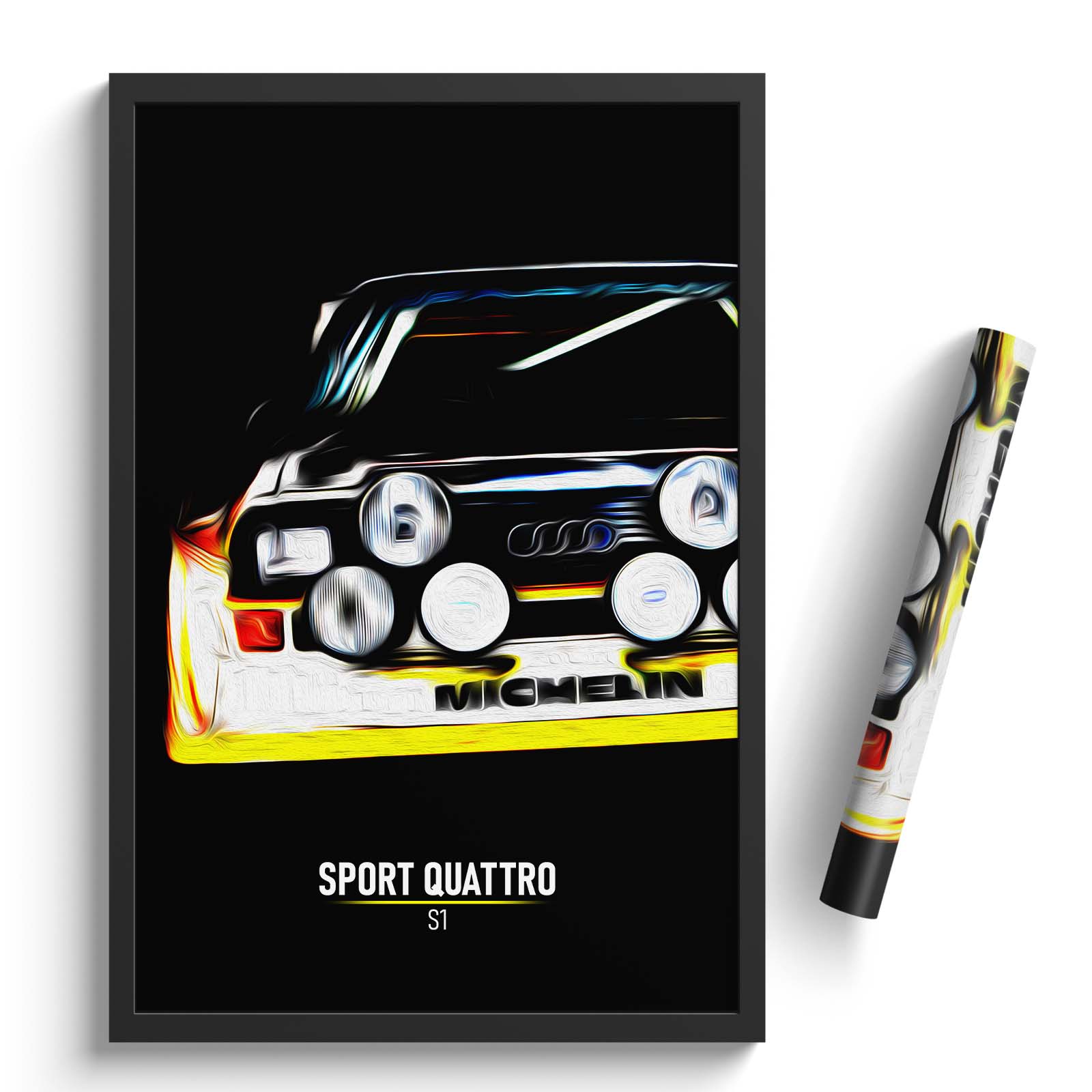 Audi Sport Quattro S1 - Rally Print