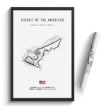 Load image into Gallery viewer, Circuit of The Americas - Racetrack Print
