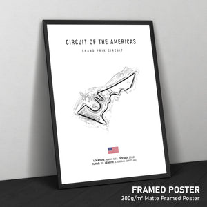 Circuit of The Americas - Racetrack Print
