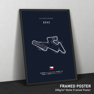 Automotodrom Brno - Racetrack Print