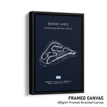Load image into Gallery viewer, Autódromo de Buenos Aires Oscar y Juan Gálvez - Racetrack Print
