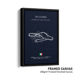 Load image into Gallery viewer, Autodromo Vallelunga Piero Taruffi - Racetrack Print
