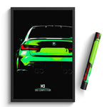 Load image into Gallery viewer, BMW M3 G80 Competition - Sports Car Print
