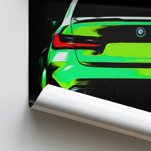 BMW M3 G80 Competition - Sports Car Print