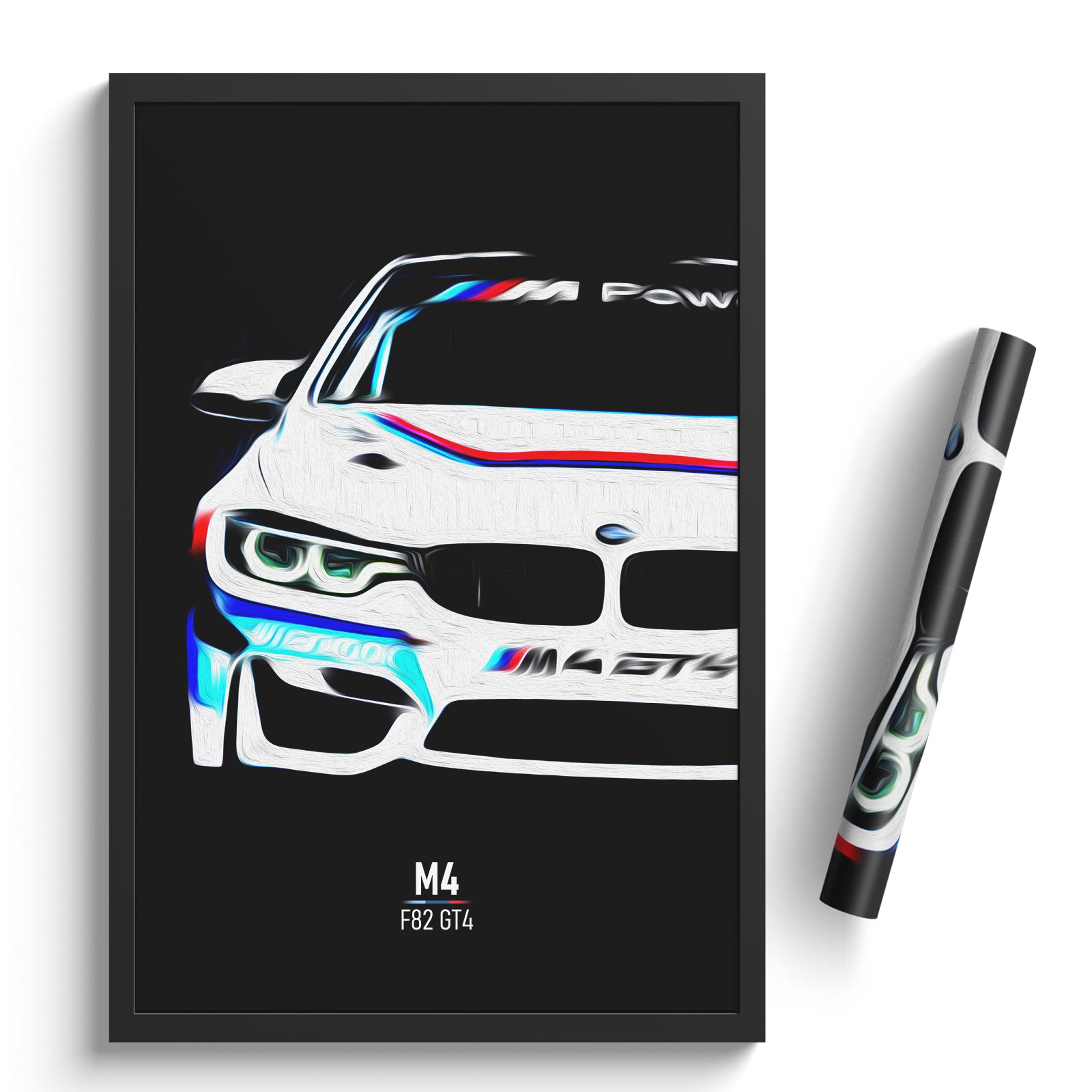 BMW M4 F82 GT4 - Race Car Print