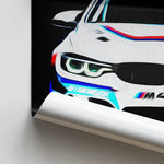 Load image into Gallery viewer, BMW M4 F82 GT4 - Race Car Print
