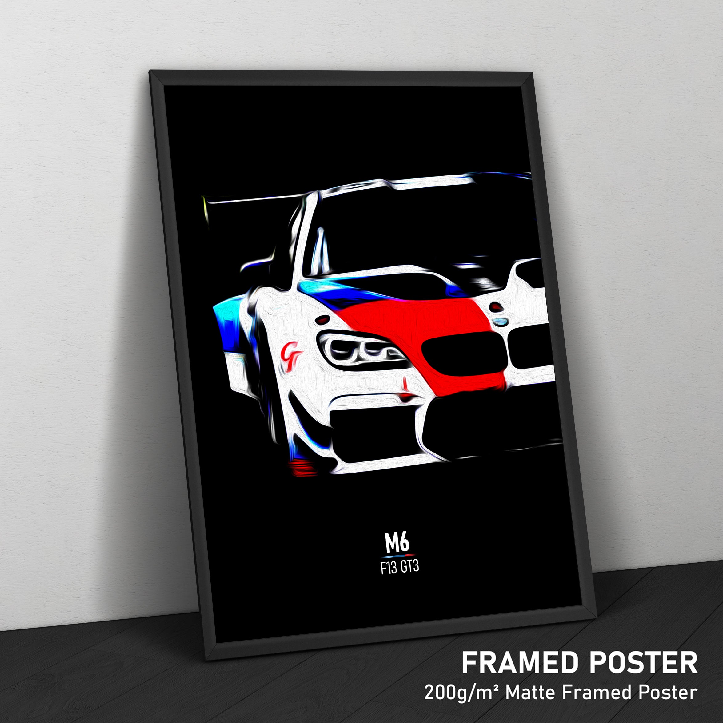 BMW M6 F13 GT3 - Race Car Print