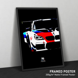 BMW M6 F13 GT3 - Race Car Print