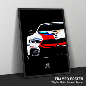 BMW M8 G15 GTE - Race Car Print