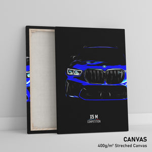 BMW X5 M Competition - Sports Car Canvas Print