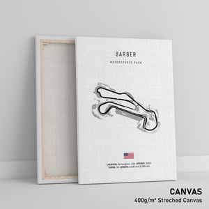 Barber Motorsports Park - Racetrack Print