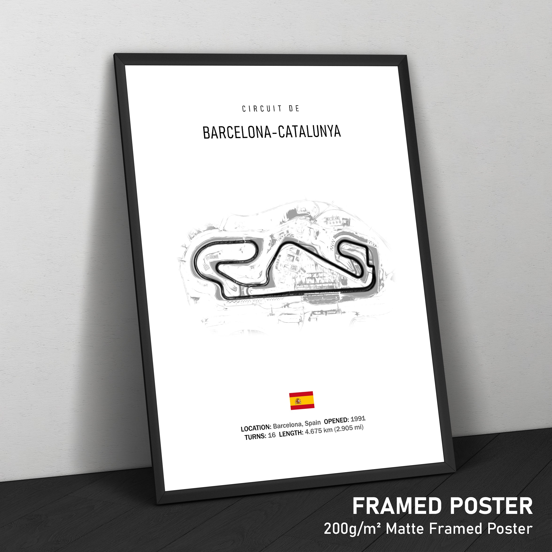 Circuit de Barcelona-Catalunya (Chicane) - Racetrack Print