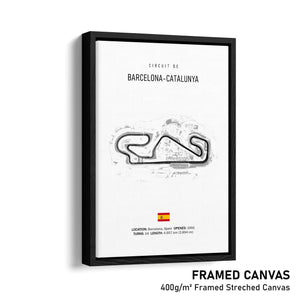 Circuit de Barcelona-Catalunya - Racetrack Print