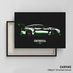 Load image into Gallery viewer, Bentley Continental GT3 - Race Car Canvas Print
