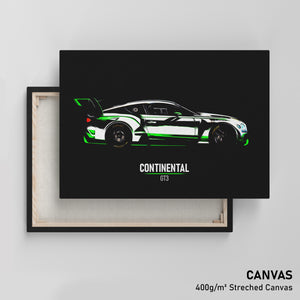 Bentley Continental GT3 - Race Car Canvas Print