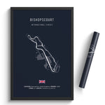 Load image into Gallery viewer, Bishopscourt International Circuit - Racetrack Print
