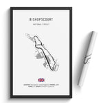 Load image into Gallery viewer, Bishopscourt National Circuit - Racetrack Print
