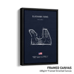 Load image into Gallery viewer, Blackhawk Farms Raceway - Racetrack Print
