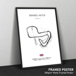 Load image into Gallery viewer, Brands Hatch Circuit - Racetrack Print
