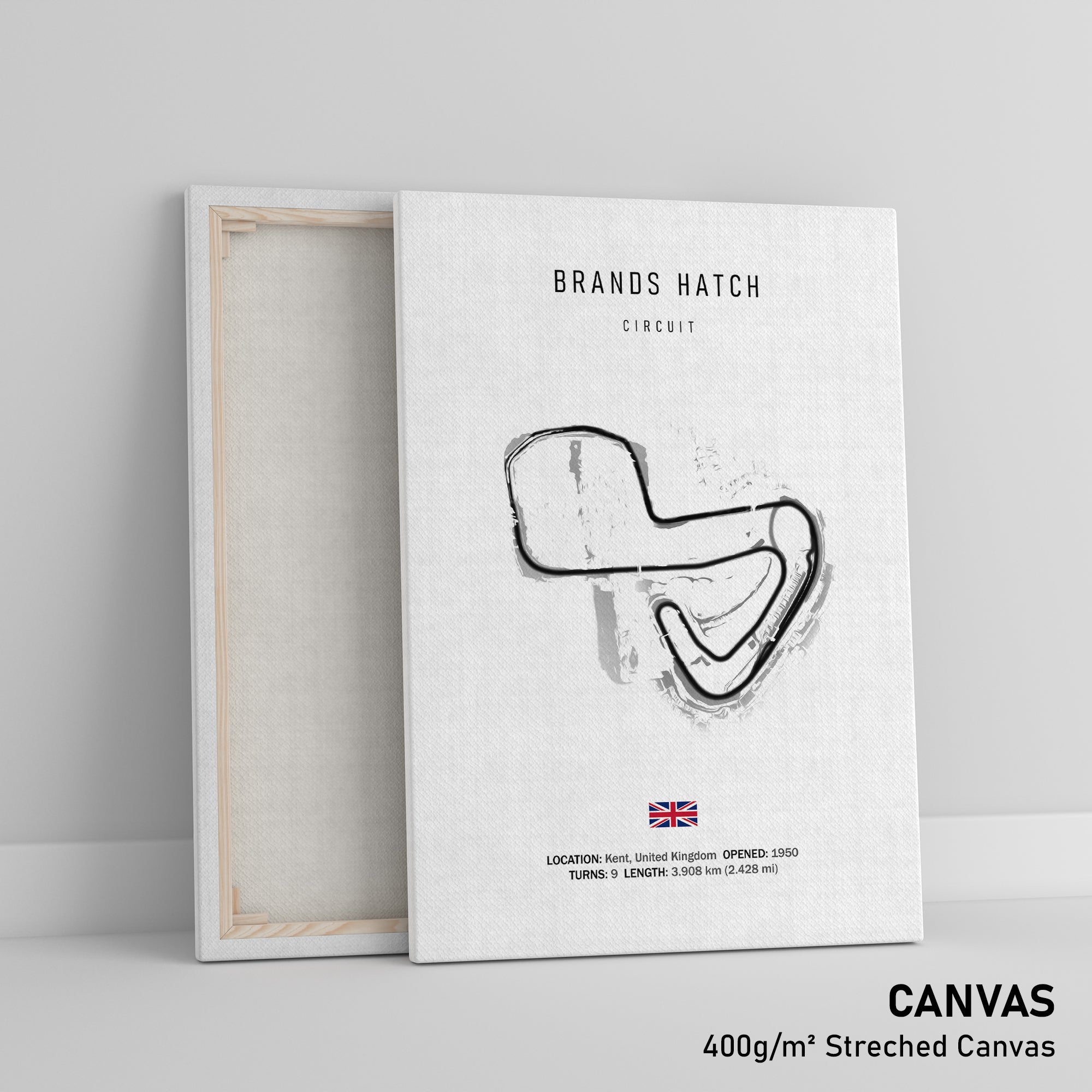 Brands Hatch Circuit - Racetrack Print