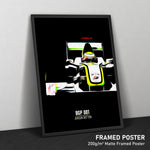 Load image into Gallery viewer, Brawn BGP 001, Jenson Button 2009 - Formula 1 Print
