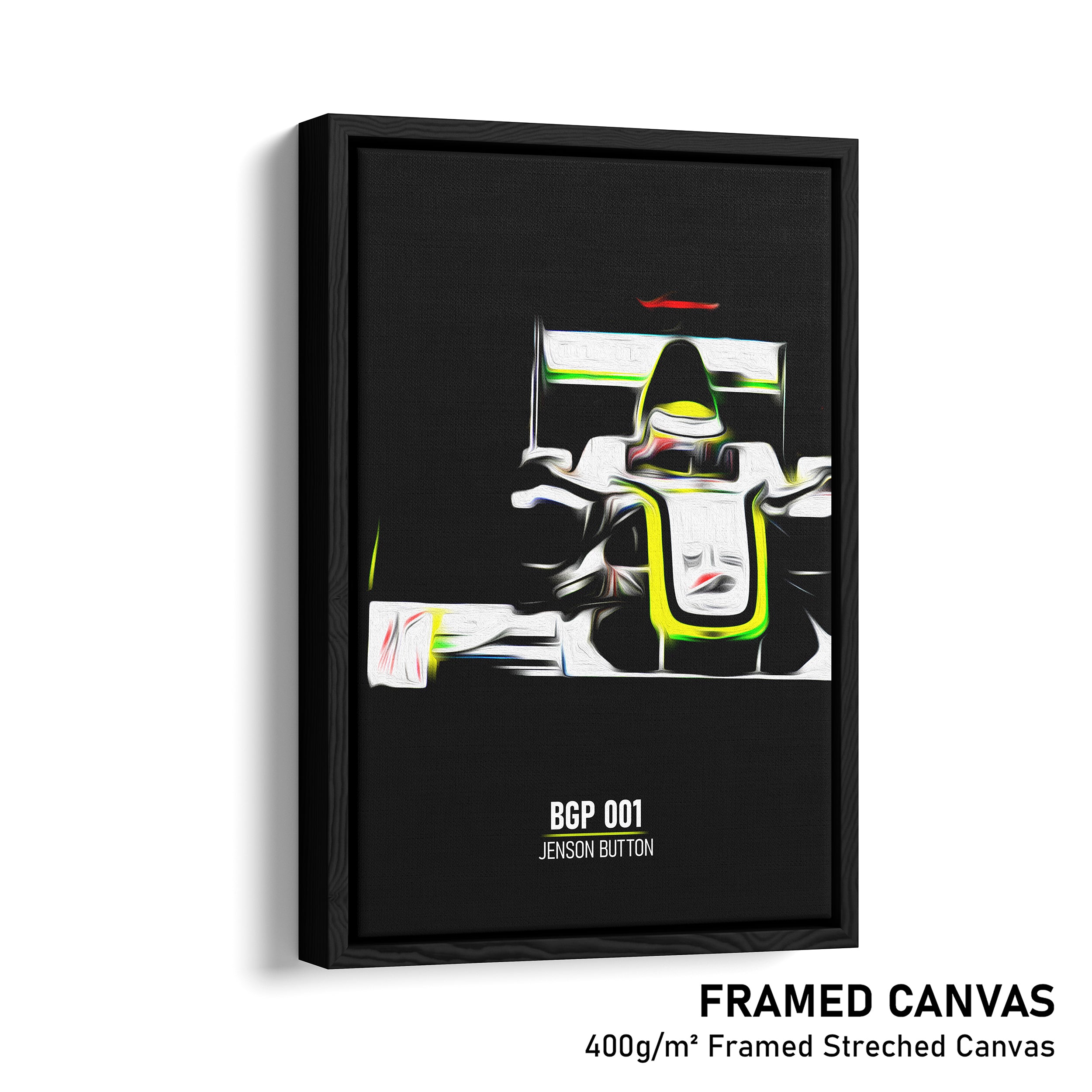 Brawn BGP 001, Jenson Button 2009 - Formula 1 Print