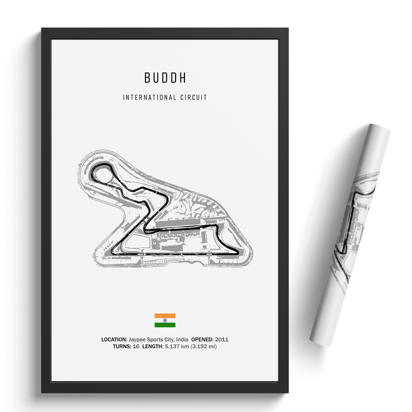 Buddh International Circuit - Racetrack Print