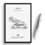 Load image into Gallery viewer, Buddh International Circuit - Racetrack Print
