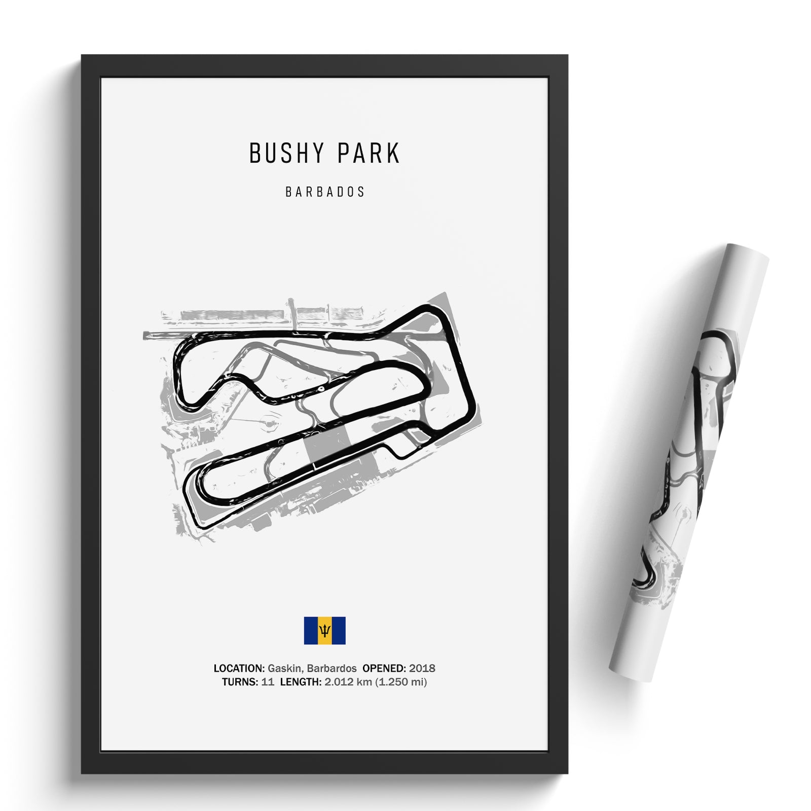 Bushy Park - Racetrack Poster Print