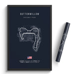 Load image into Gallery viewer, Buttonwillow Raceway Park - Racetrack Print
