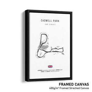 Cadwell Park (Car Circuit) - Racetrack Print