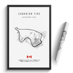 Load image into Gallery viewer, Canadian Tire Motorsport Park - Racetrack Print
