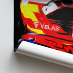 Load image into Gallery viewer, Carlos Sainz Jr, Ferrari 2022 - Formula 1 Print

