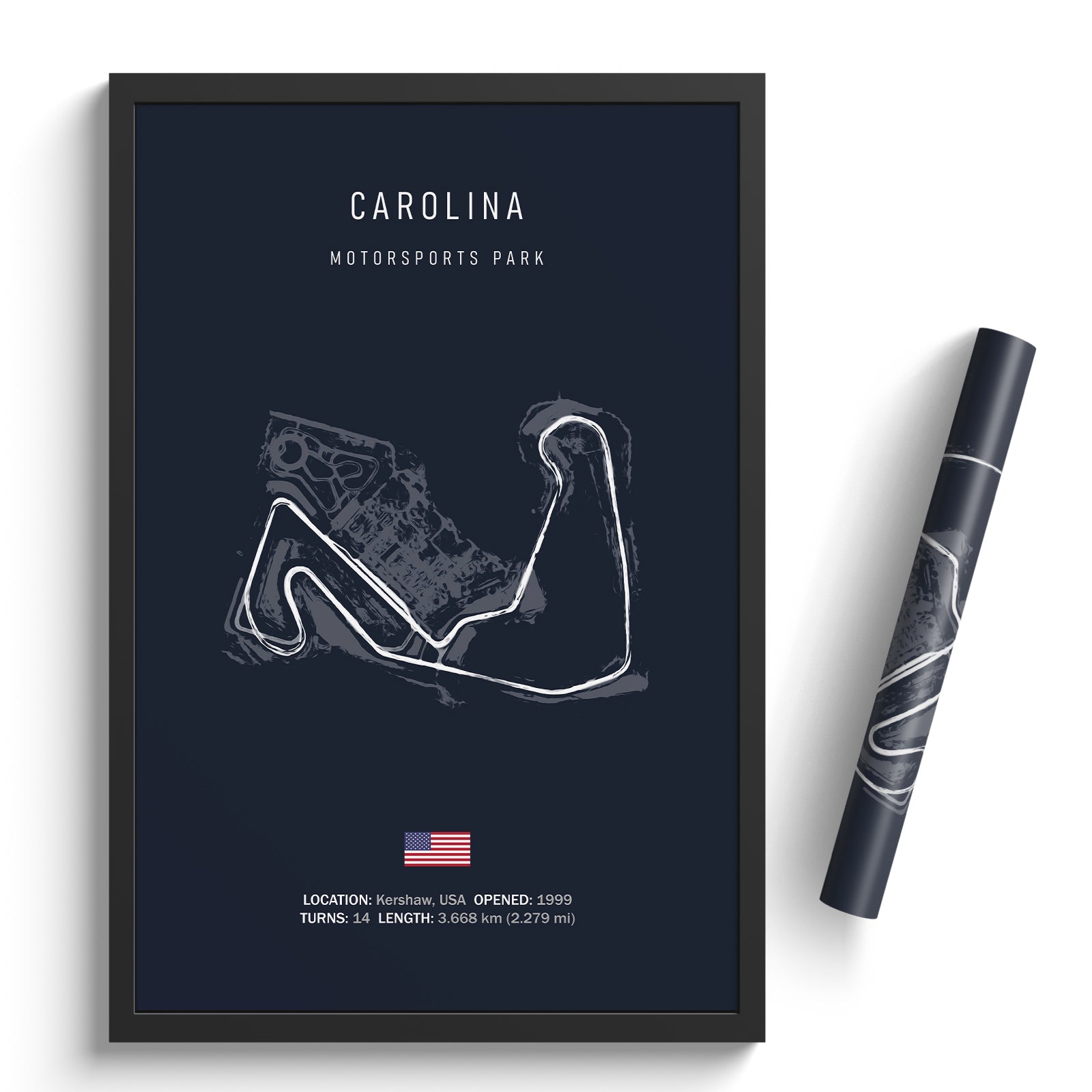 Carolina Motorsports Park - Racetrack Print