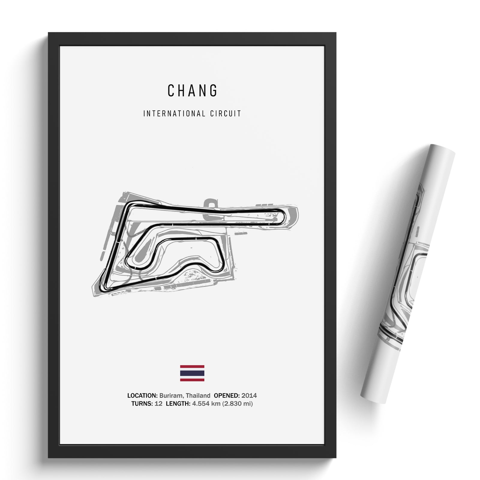 Chang International Circuit - Racetrack Print