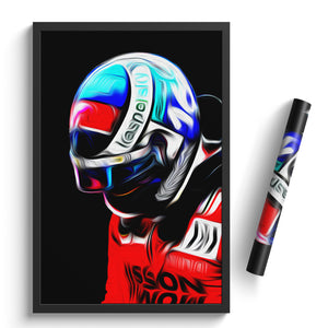 Charles Leclerc, Ferrari 2021 "Monaco" - Formula 1 Print