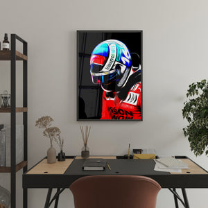 Charles Leclerc, Ferrari 2021 "Monaco" - Formula 1 Print