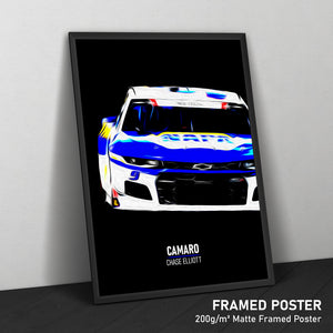 Chevrolet Camaro Hendrick Motorsports, Chase Elliott 2022 - NASCAR Print