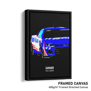 Chevrolet Camaro Hendrick Motorsports, Kyle Larson 2022 - NASCAR Print