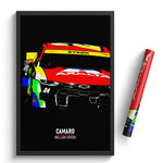 Load image into Gallery viewer, Chevrolet Camaro Hendrick Motorsports, William Byron 2022 - NASCAR Print
