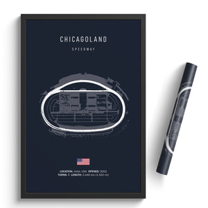 Chicagoland Speedway - Racetrack Print