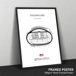 Chicagoland Speedway - Racetrack Print