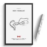 Load image into Gallery viewer, Circuit Mont-Tremblant - Racetrack Print
