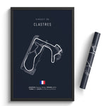 Load image into Gallery viewer, Circuit de Clastres - Racetrack Print

