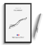 Load image into Gallery viewer, Circuit de Folembray - Racetrack Print
