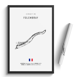 Circuit de Folembray - Racetrack Print