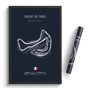 Circuit de Torcy - Racetrack Print