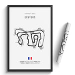 Load image into Gallery viewer, Circuit des Ecuyers - Racetrack Print
