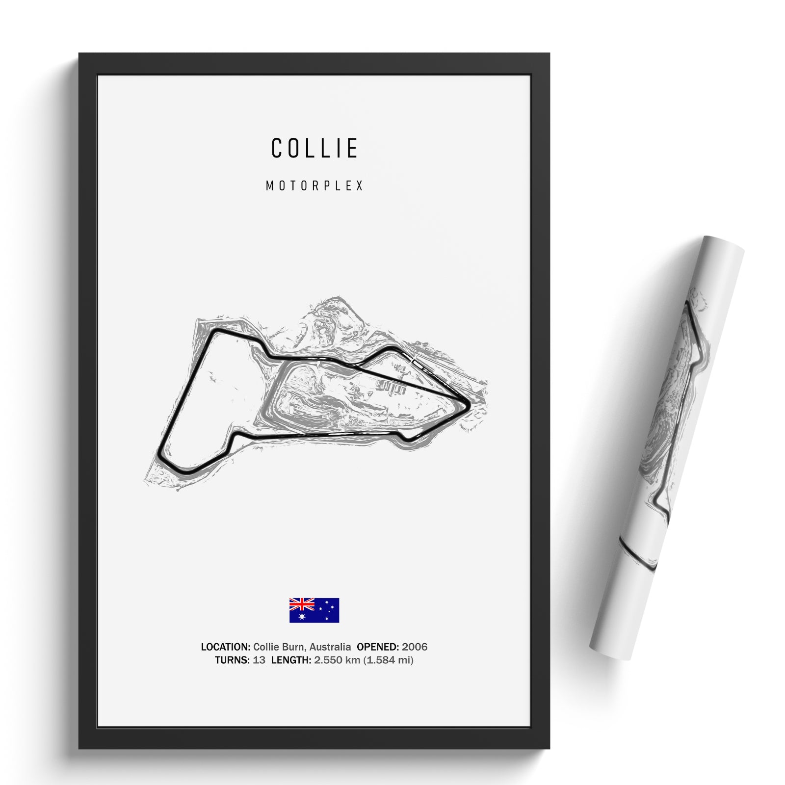 Collie Motorplex - Racetrack Print